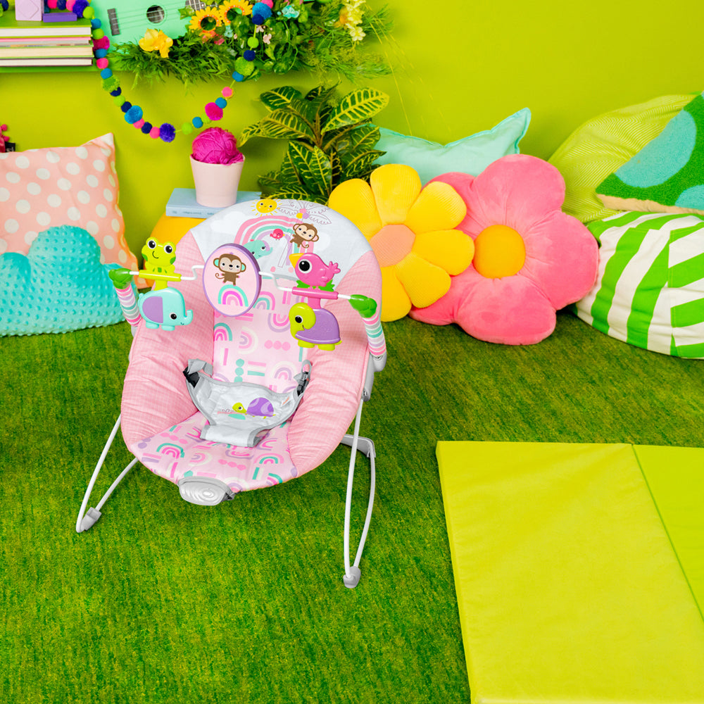 16732-bright-starts-pink-paradise-vibrating-baby-bouncer-pink-0m