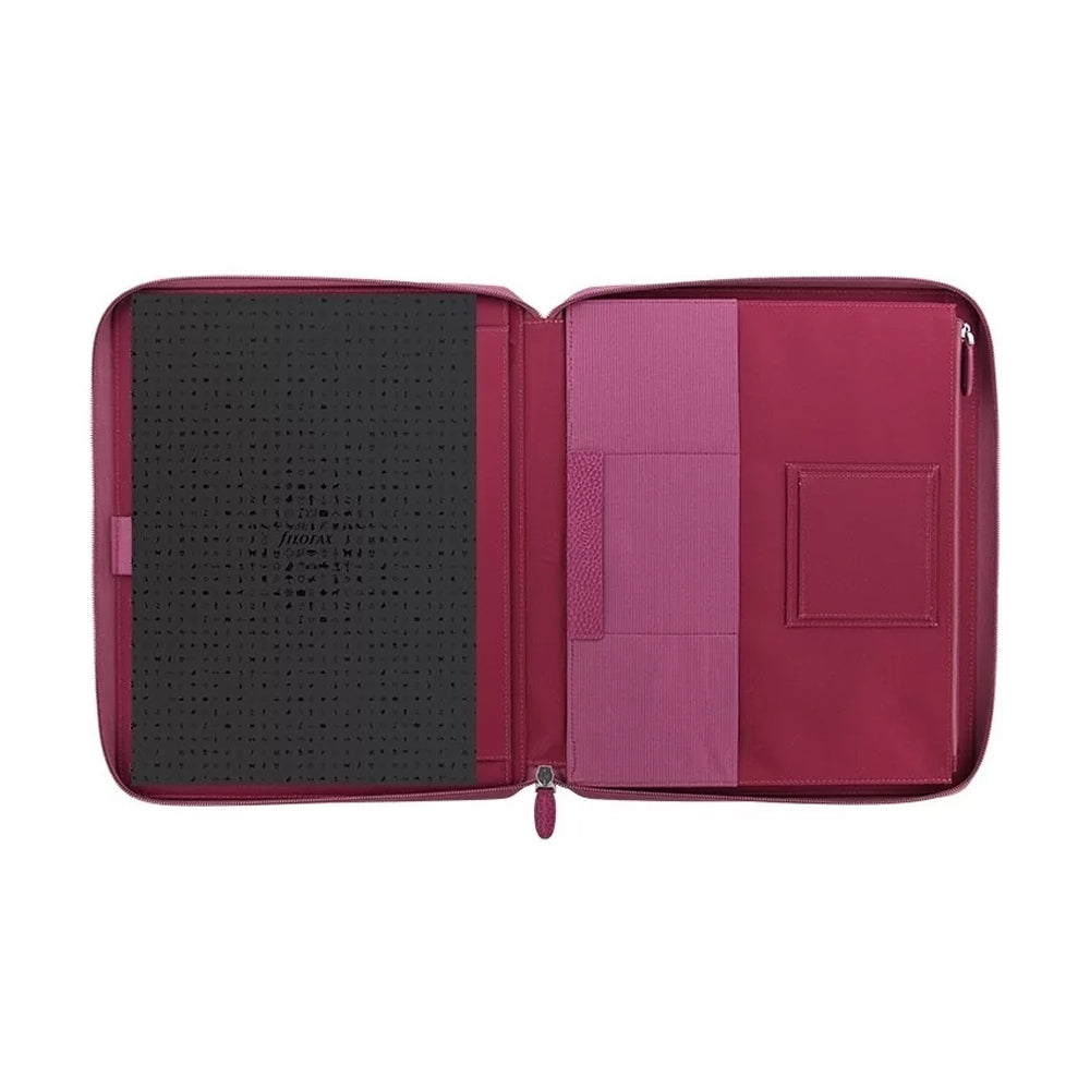 101399-filofax-32cm-leather-a4-finsbury-zipped-folio-raspberry