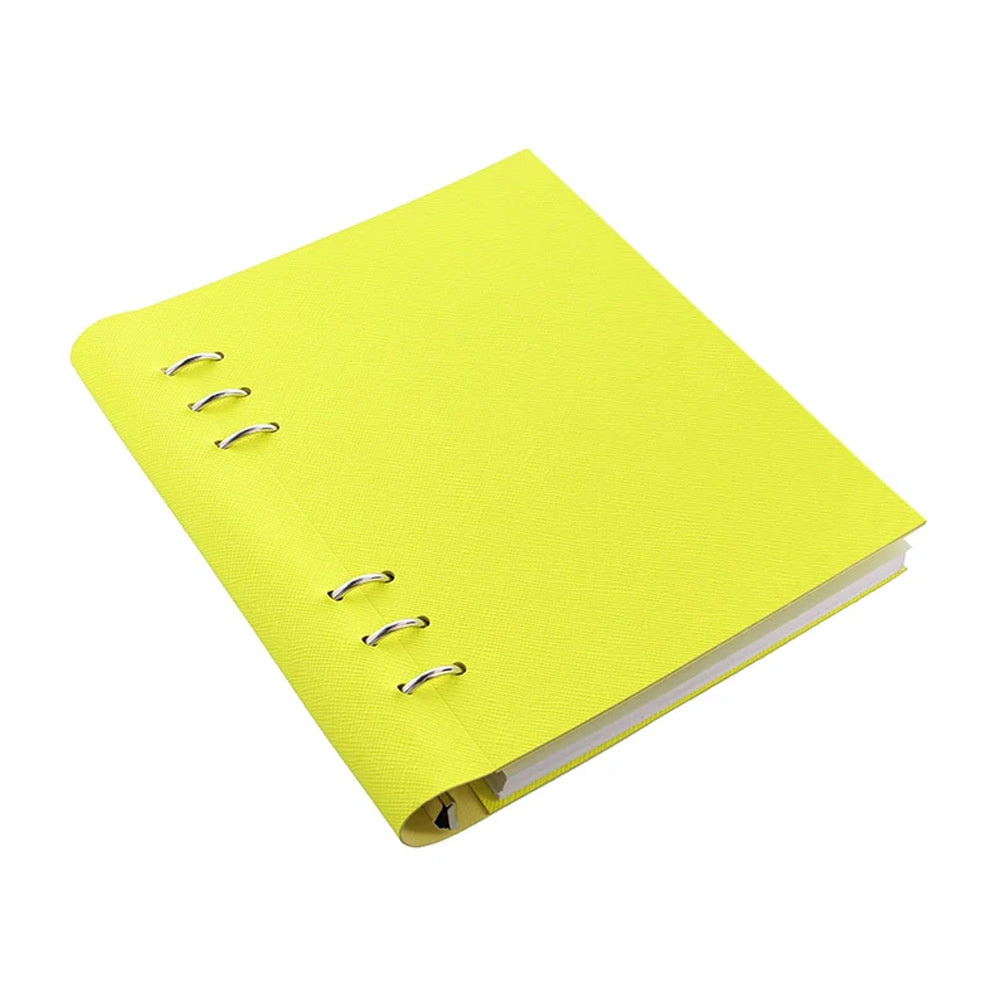 101509-filofax-a5-saffiano-clipbook-personal-organiser-planner-fluoro-yellow