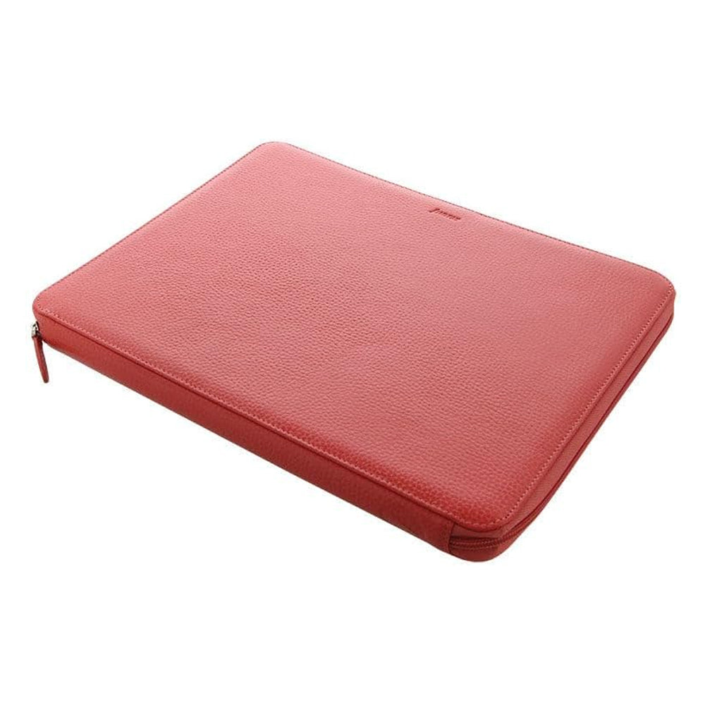 101523-filofax-34cm-leather-a4-finsbury-zipped-folio-personal-organiser-coral