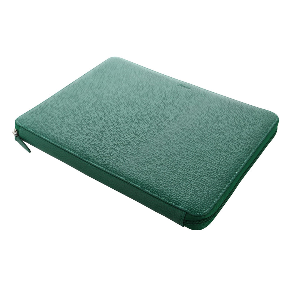 101524-filofax-a4-finsbury-zipped-folio-personal-organiser-forest-green