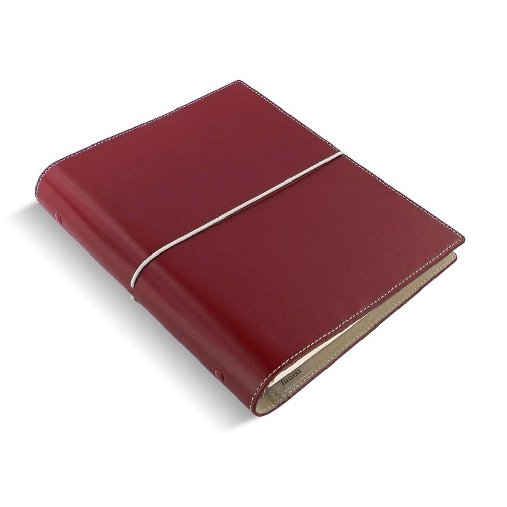 108890-filofax-domino-a5-organiser-notebook-pu-leather-red