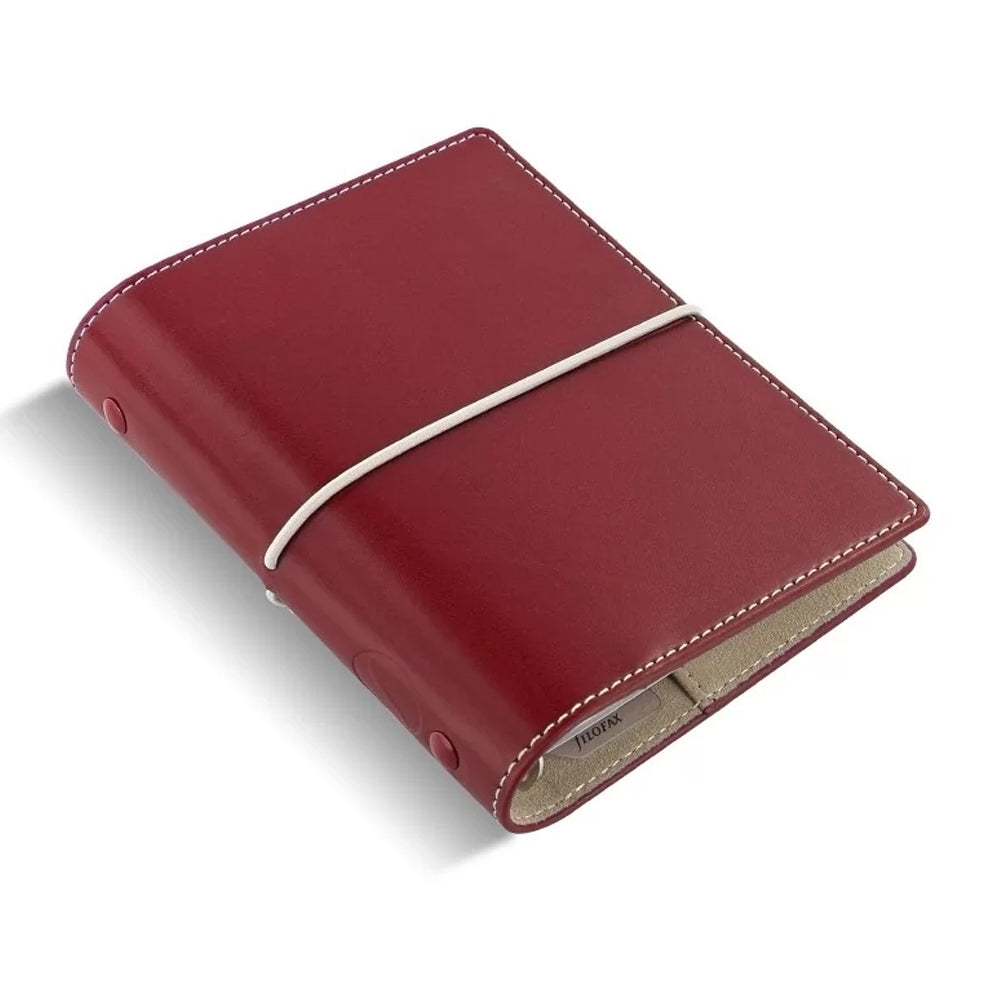 108908-filofax-domino-pocket-organiser-stationery-faux-leather-red