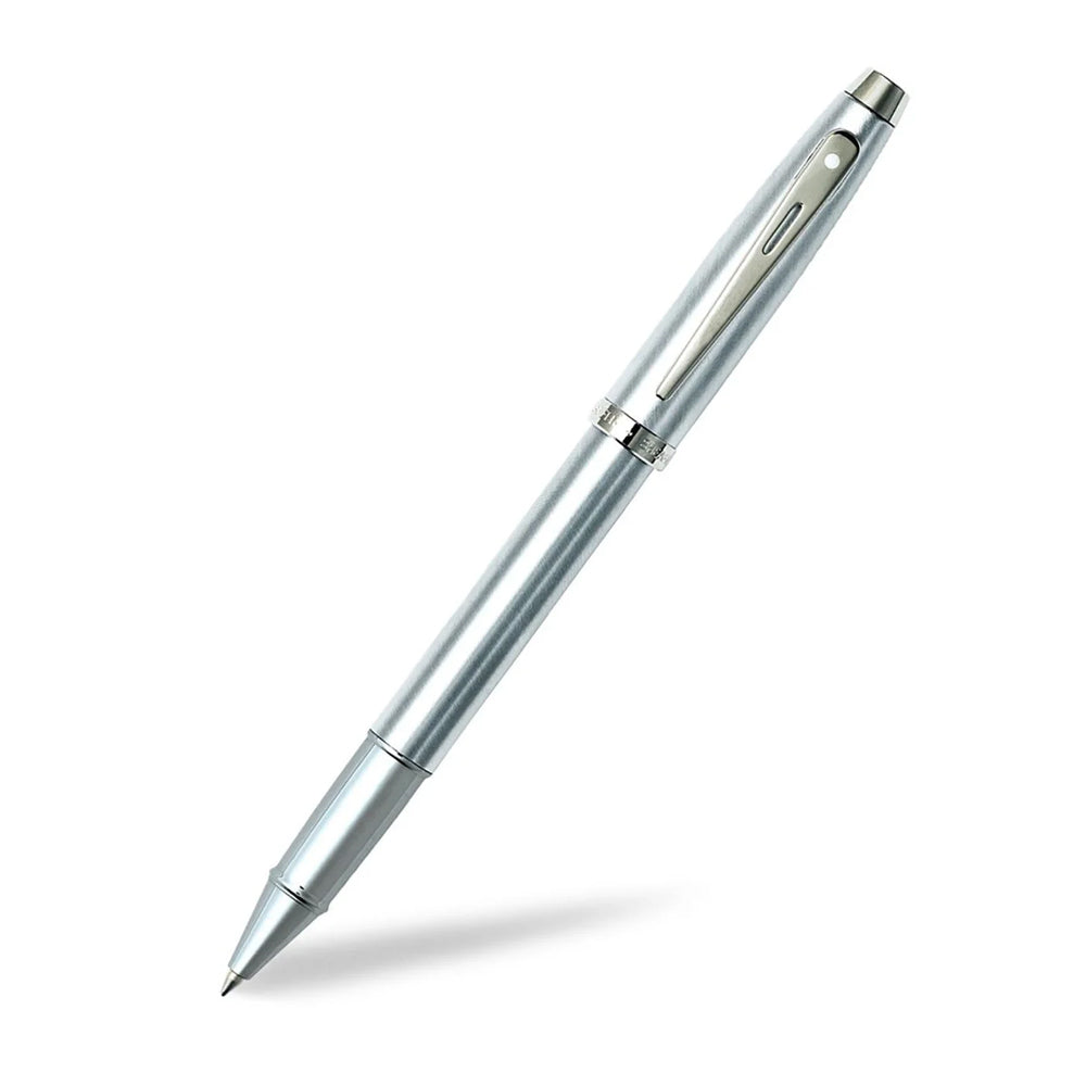 110447-sheaffer-100-roller-ball-pen-brushed-chrome-nickel-silver