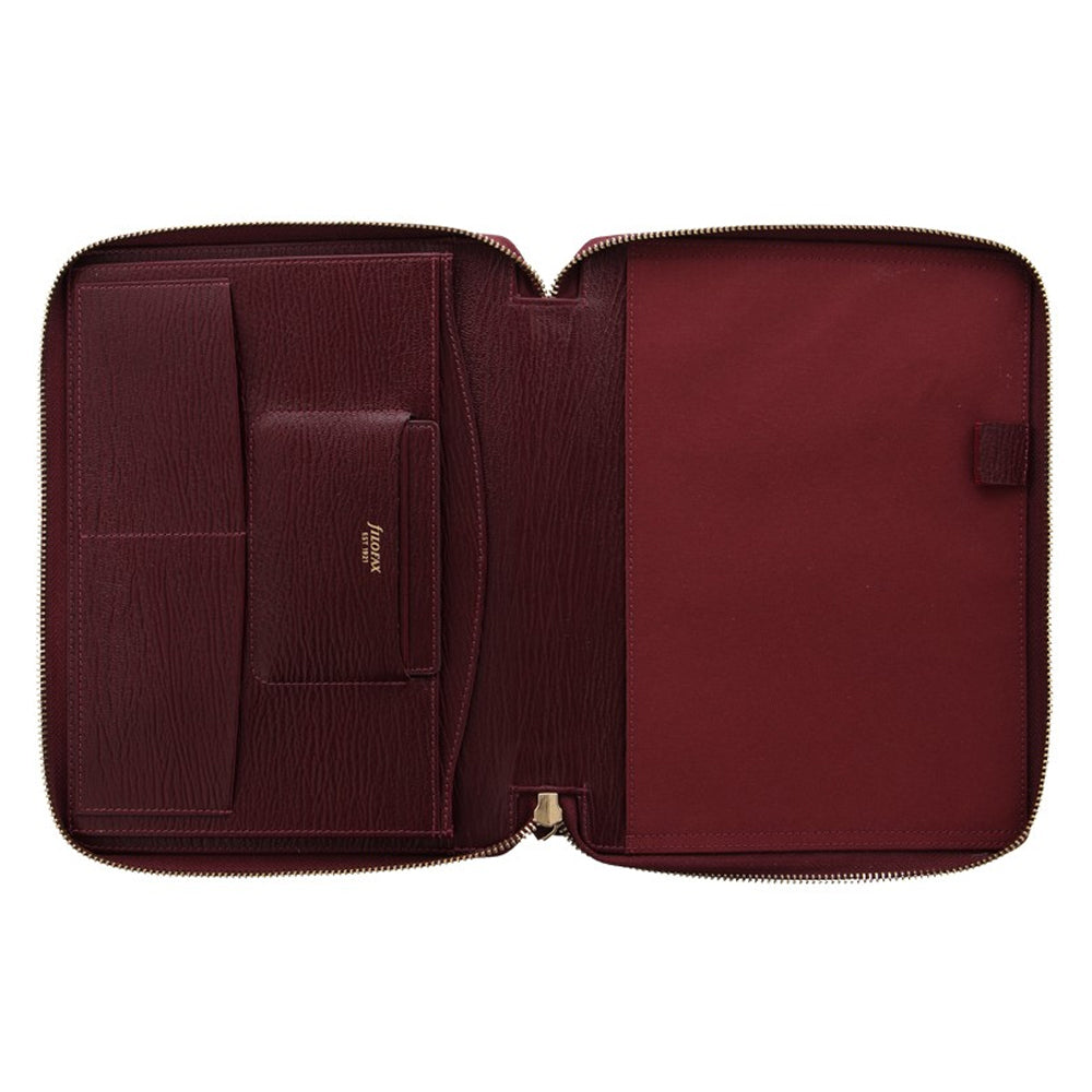 110905-filofax-chester-a5-zip-folio-personal-organiser-red