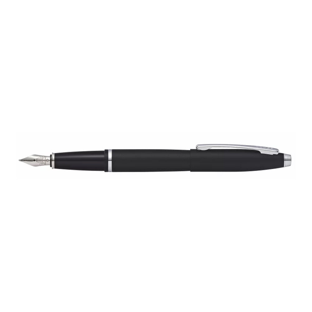 111864-cross-calais-fountain-pen-medium-nib-matte-black-writing-singing
