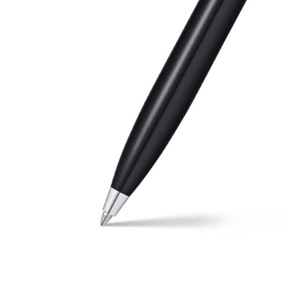 117857-sheaffer-100-ball-point-pen-lacquer-chrome-plate-black