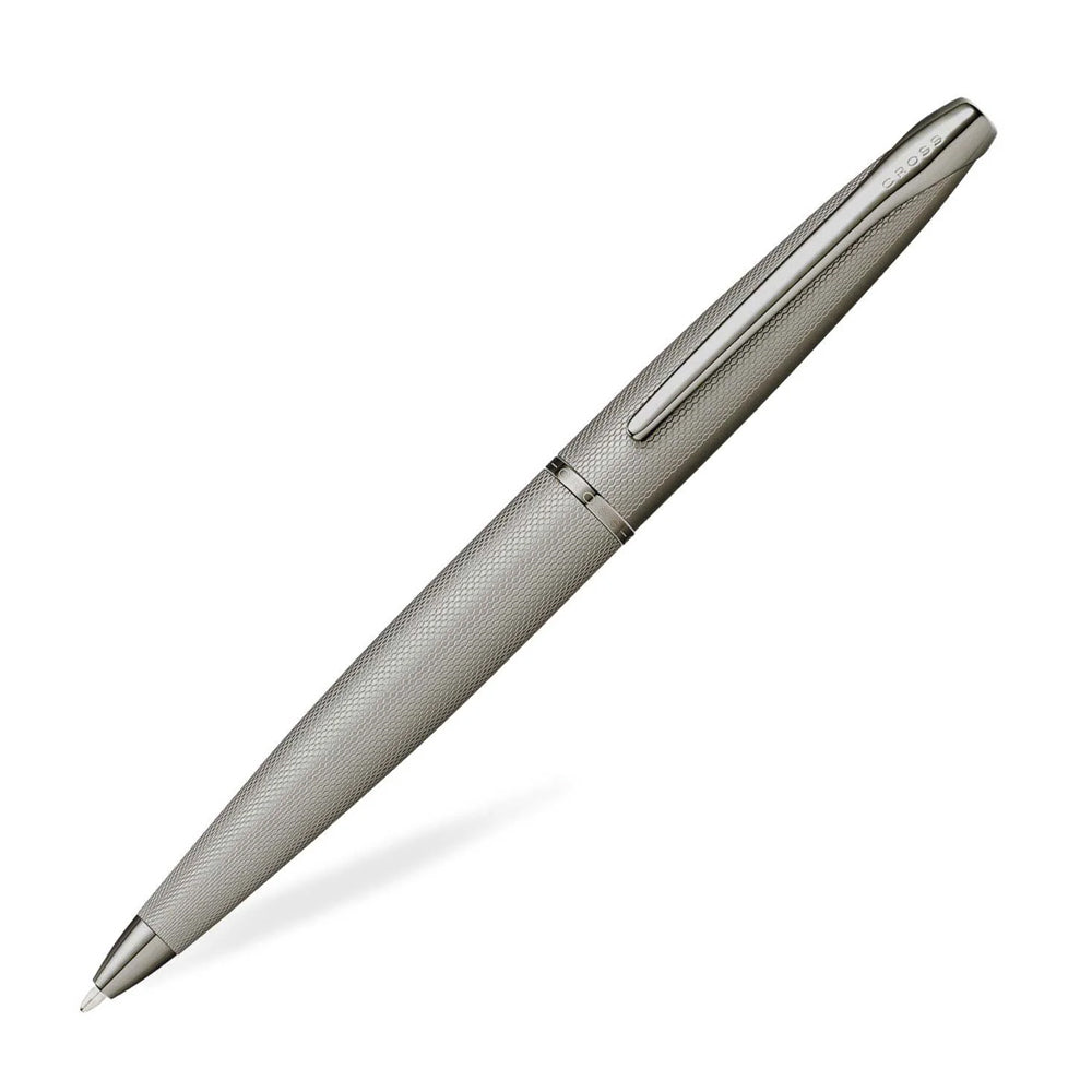 120409-cross-atx-sandblast-ball-point-pen-medium-nib-titanium-grey