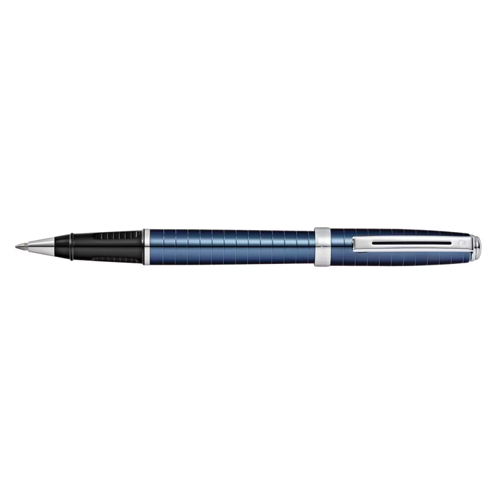 120485-sheaffer-prelude-cobalt-blue-pvd-eng-lines-roller-ball-pen