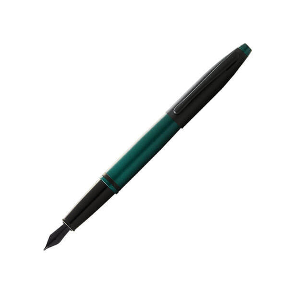 121389-cross-calais-fountain-pen-fine-nib-matte-green-black