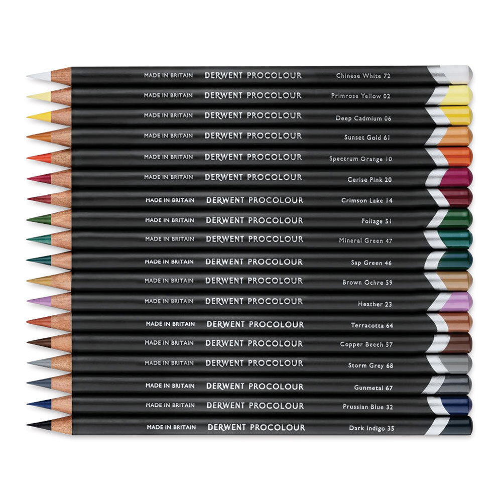 2302507-36pk-derwent-procolour-drawing-colouring-art-pencil-w-tin