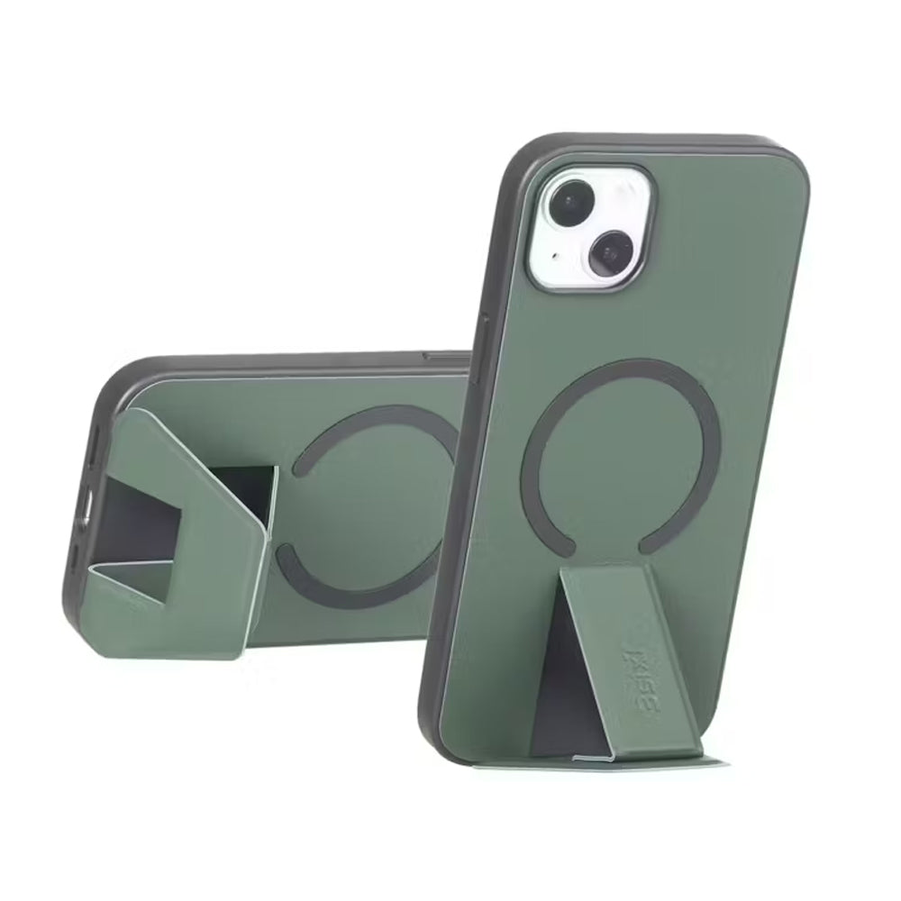 3s-2384-3sixt-neo-phone-case-w-stand-for-apple-iphone-14-plus-green