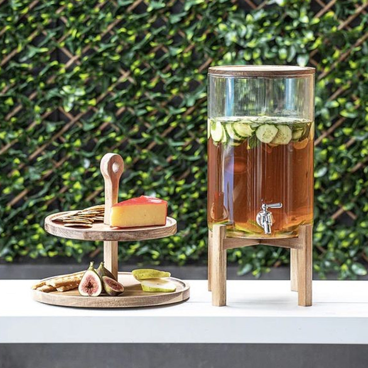 60638-ladelle-gather-8l-glass-drink-jug-dispenser-w-timber-lid-43-5x24x24cm
