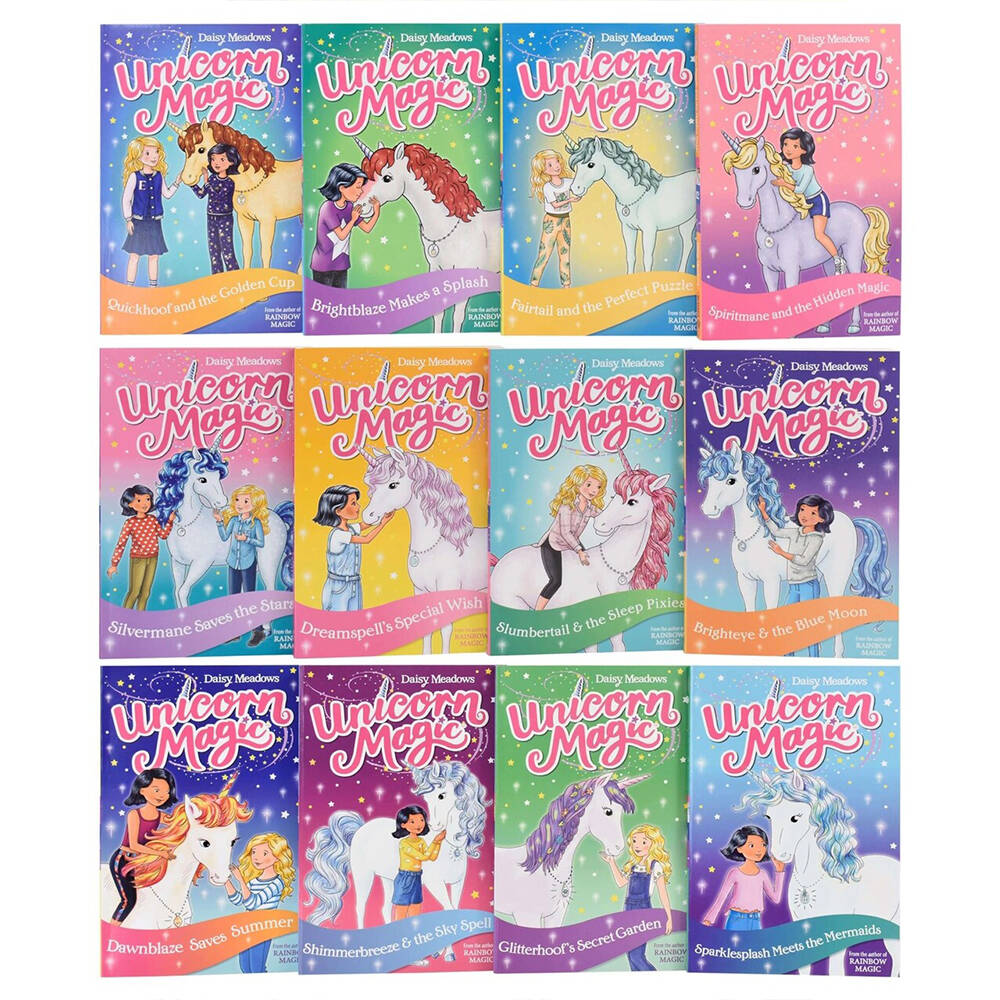 12pc Hachette Unicorn Magic Enchanted Valley Book Collection 5y+