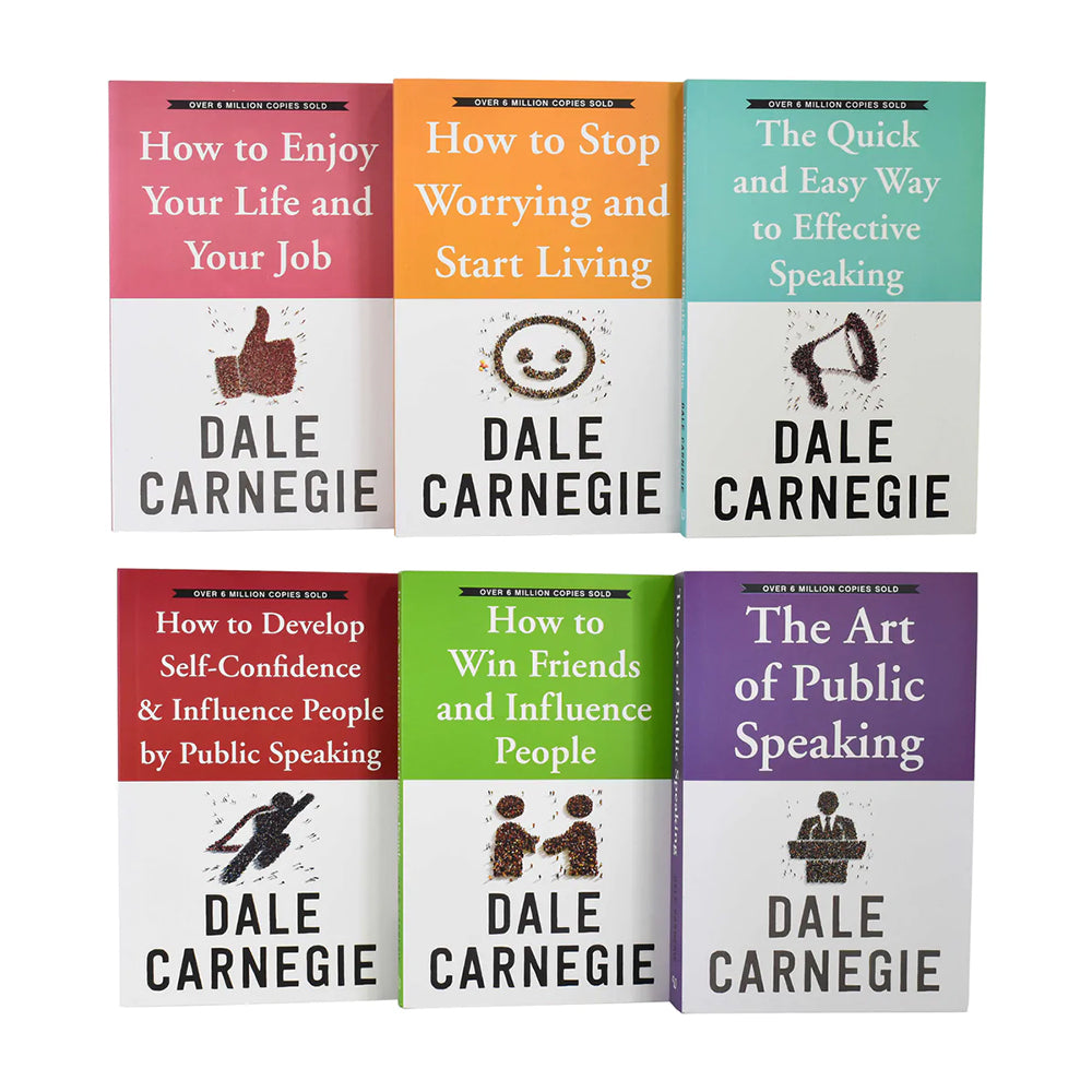 6pc Wilco The Best Collection of Dale Carnegie Paperback Collection 14Y+