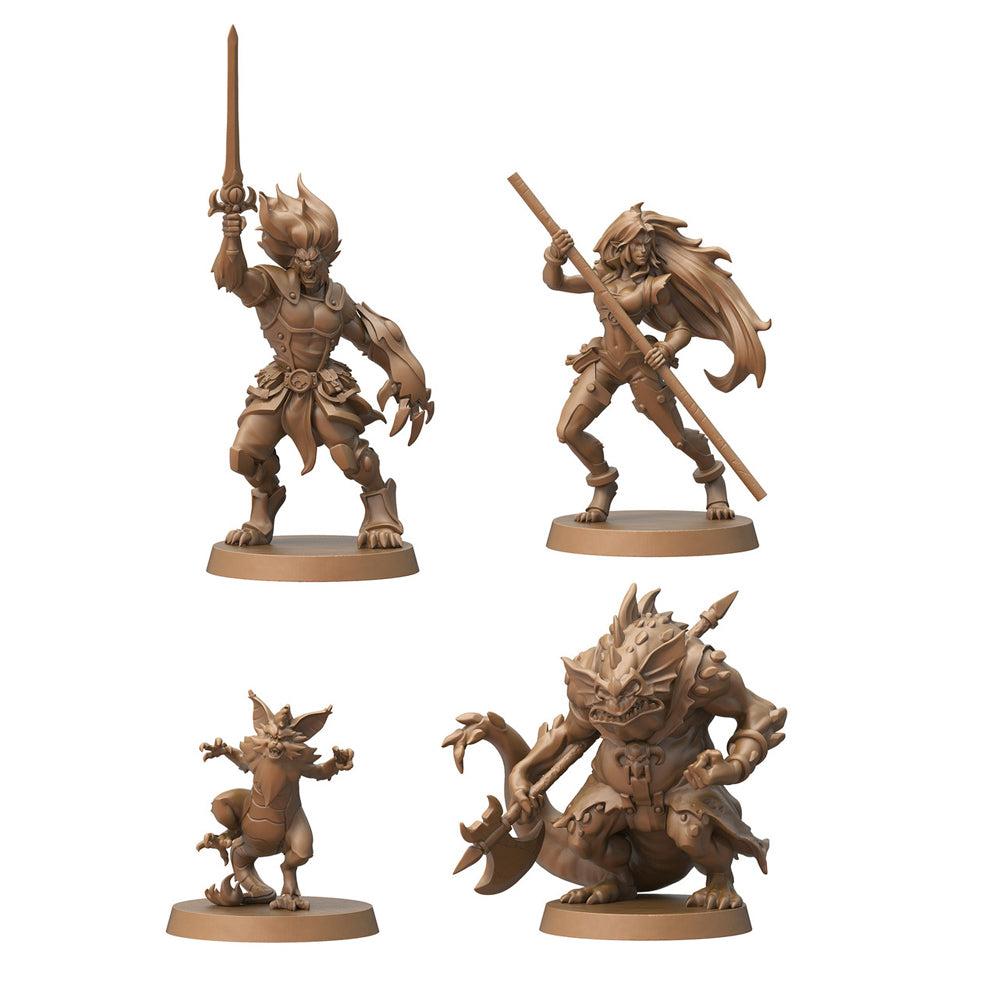 CMON Zombicide Black Plague Thundercats Cards/Miniatures Toys Pack #1