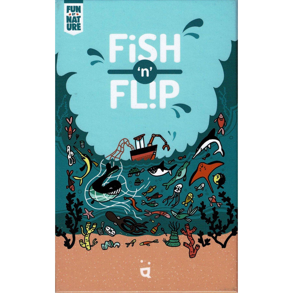 Helvetiq Fish n Flip Kids/Family Strategy Card Game 7y+