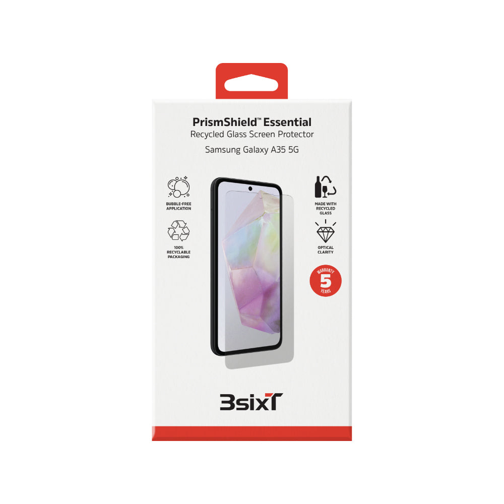 3s-2715-3sixt-prismshield-essential-glass-screen-protector-for-samsung-a35-5g-clear