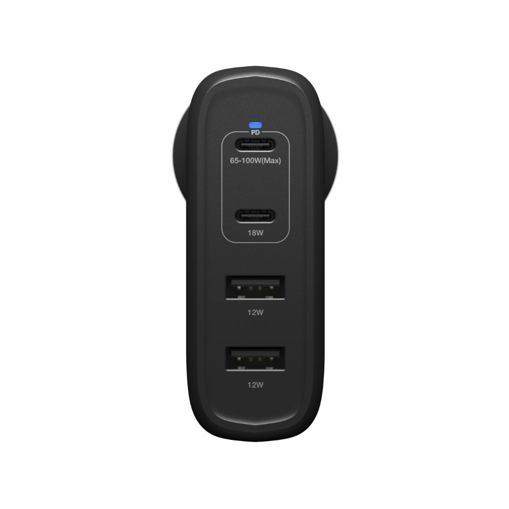 78-81355-otterbox-standard-wall-charger-100w-2x-usbc-2x-usba-usb-pd-black