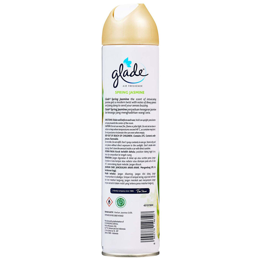 Glade Air Freshener Jasmine Home/Room Fragrance Spray 225ml