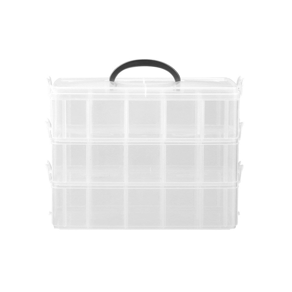 42738-boxsweden-nic-nac-3-tier-box-large-30-compartment-container-32-5x24cm-clear