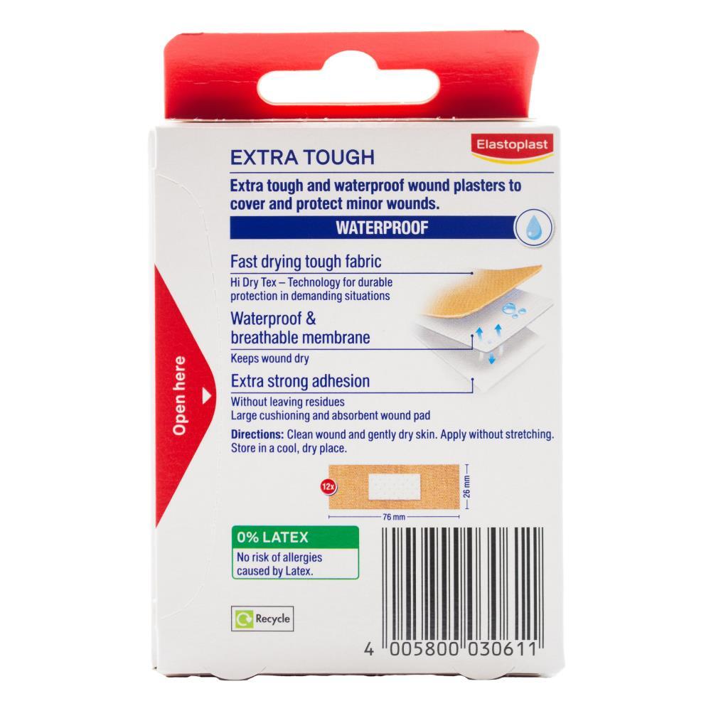 5083025-12pc-elastoplast-extra-tough-plasters-waterproof-wound-bandage