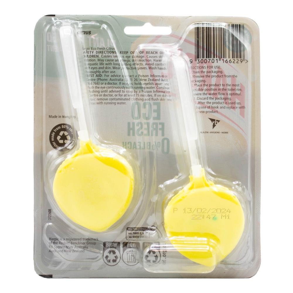3116622-2pc-harpic-eco-fresh-toilet-blocks-bath-bowl-cleaner-citrus-infused-w-oils