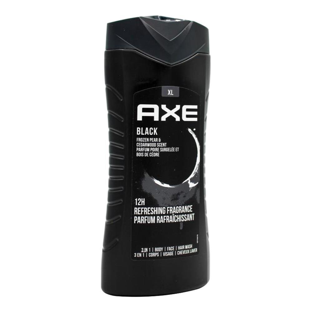 866859-axe-black-3in1-body-face-hair-wash-400ml-for-men-frozen-pear-cedarwood