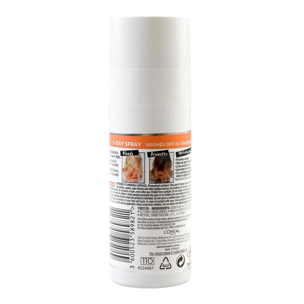Loreal Paris Colorista Hair Spray 1 Day Colour 75ml - Rosegold Hair