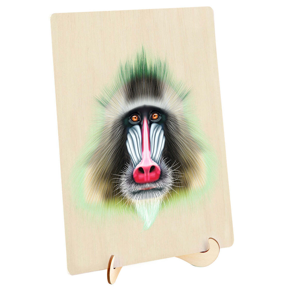 128pc Puzzle Master Kids Wooden Jigsaw Puzzle Series 4 - Baboon 12y+