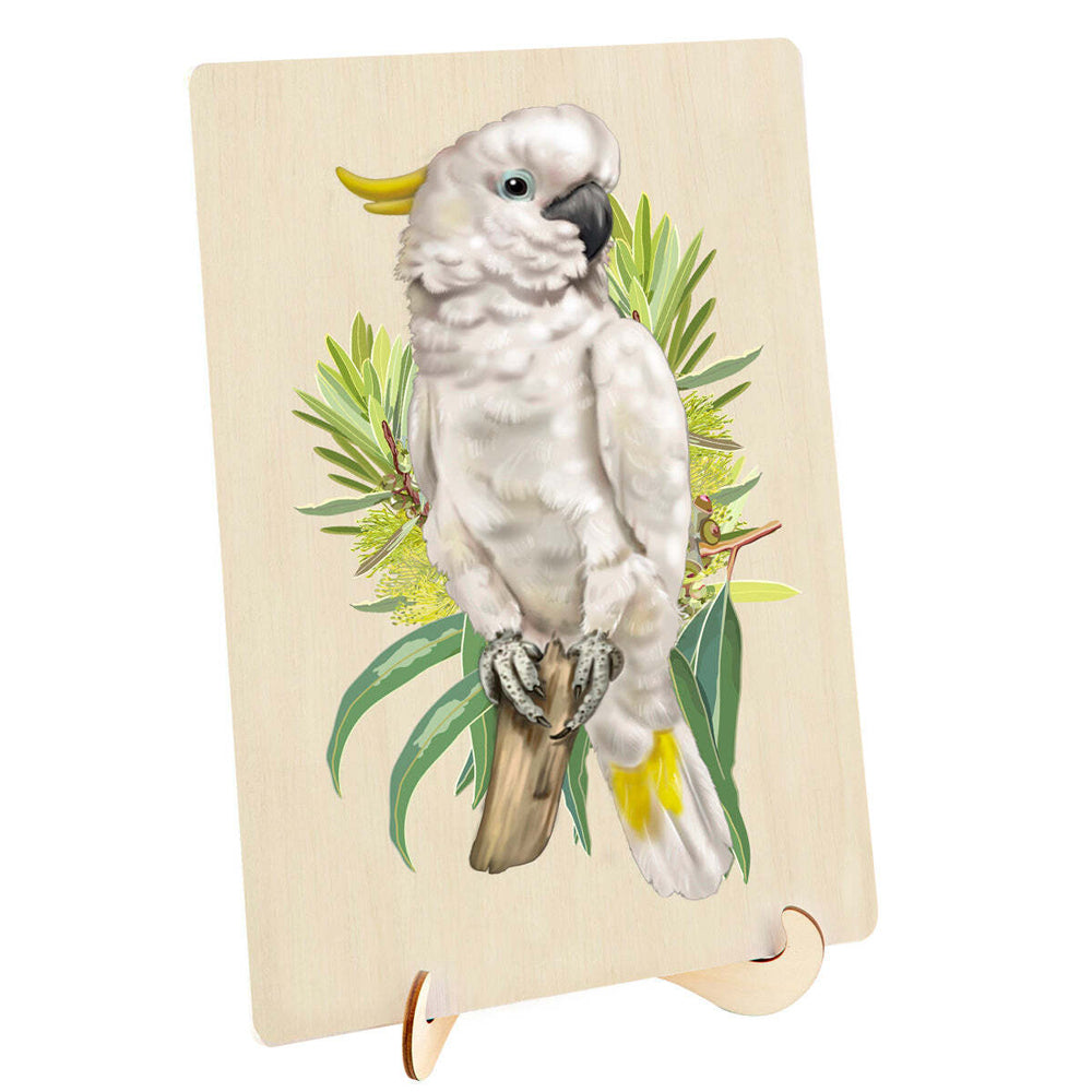 128pc Puzzle Master Kids Wooden Jigsaw Puzzle Series 5 - Cockatoo 12y+