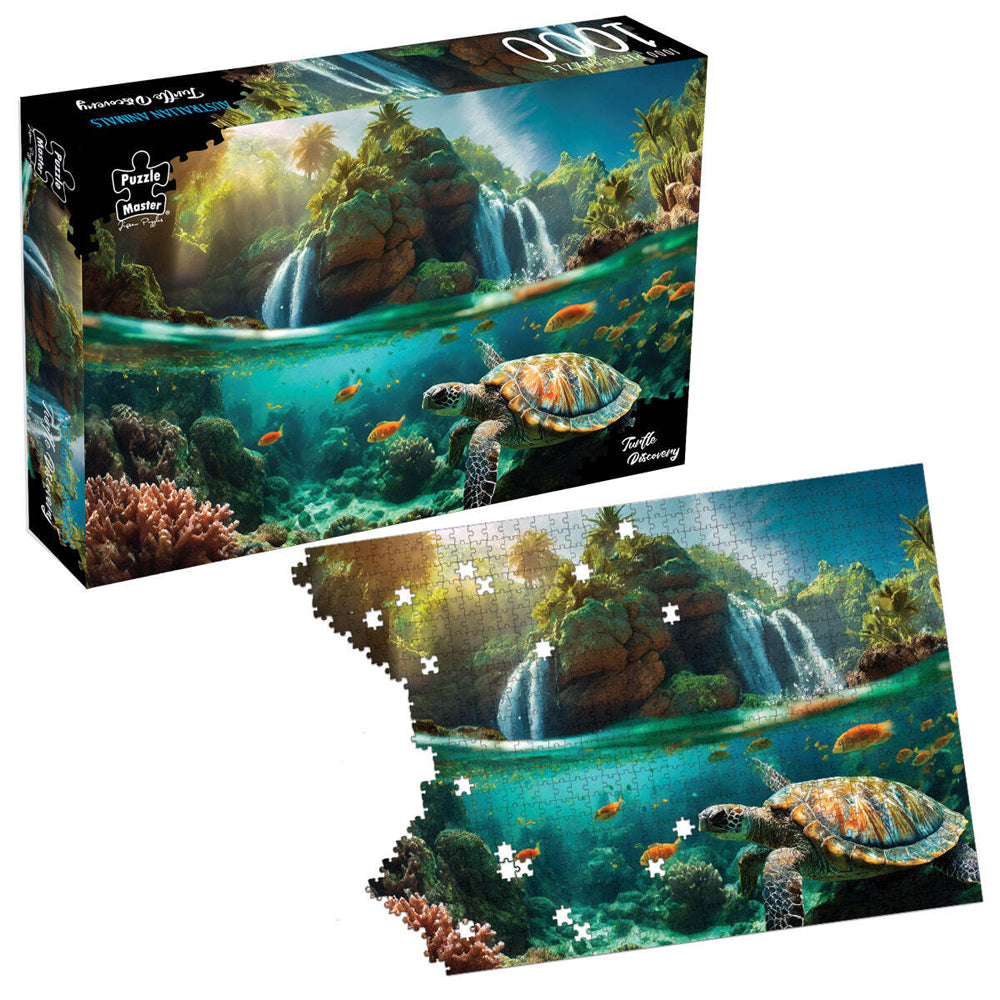 1000pc Puzzle Master Turtle Discovery Jigsaw Puzzle 70x50cm