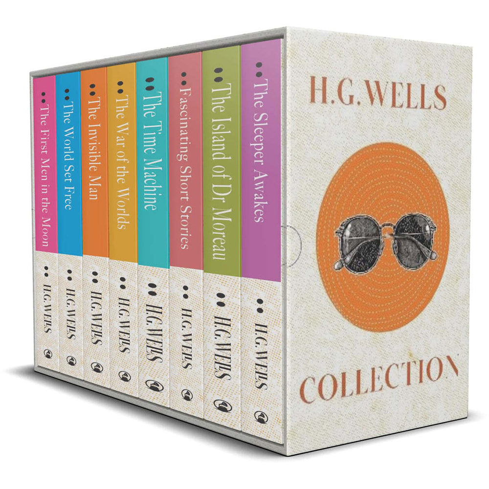 Wilco H.G. Wells 8- Book Science Fiction Book Box Set Hardback 12y+
