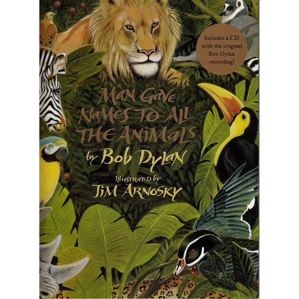 Promotional Man Gave Name Animals Kids Paperback Book 3y+