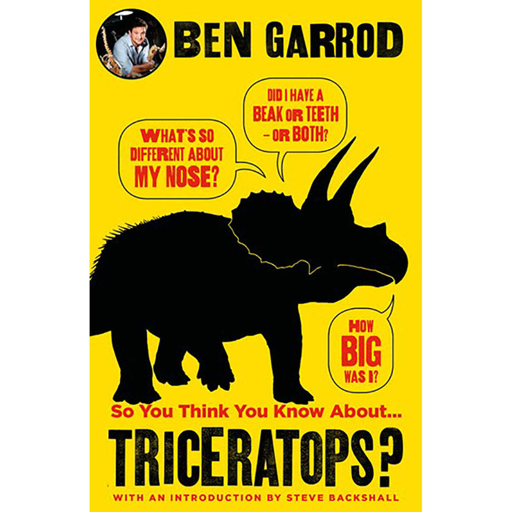 Promotional So You Think You Know About Triceratops Educational Book 8y+