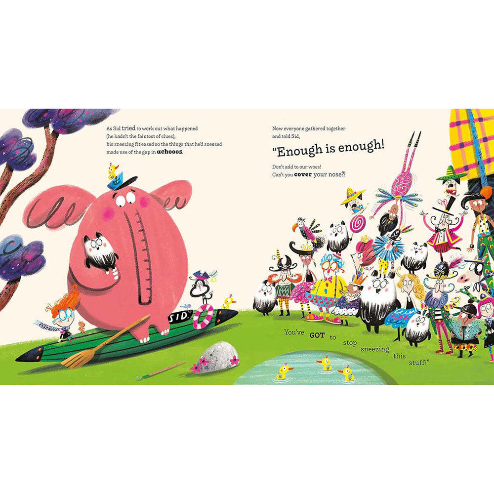 Promotional ACHOO! Hardback Educational Kids Hardcover Book 3y+