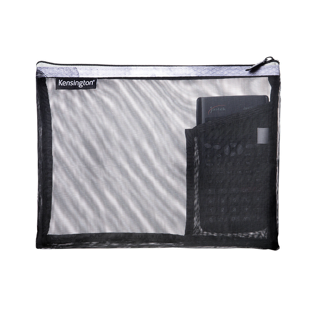 33473-kensington-29cm-mesh-storage-pouch-organiser-black-grey