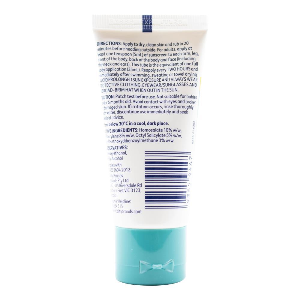 Cancer Council 35ml Moisturising Sunscreen SPF50+ Lotion