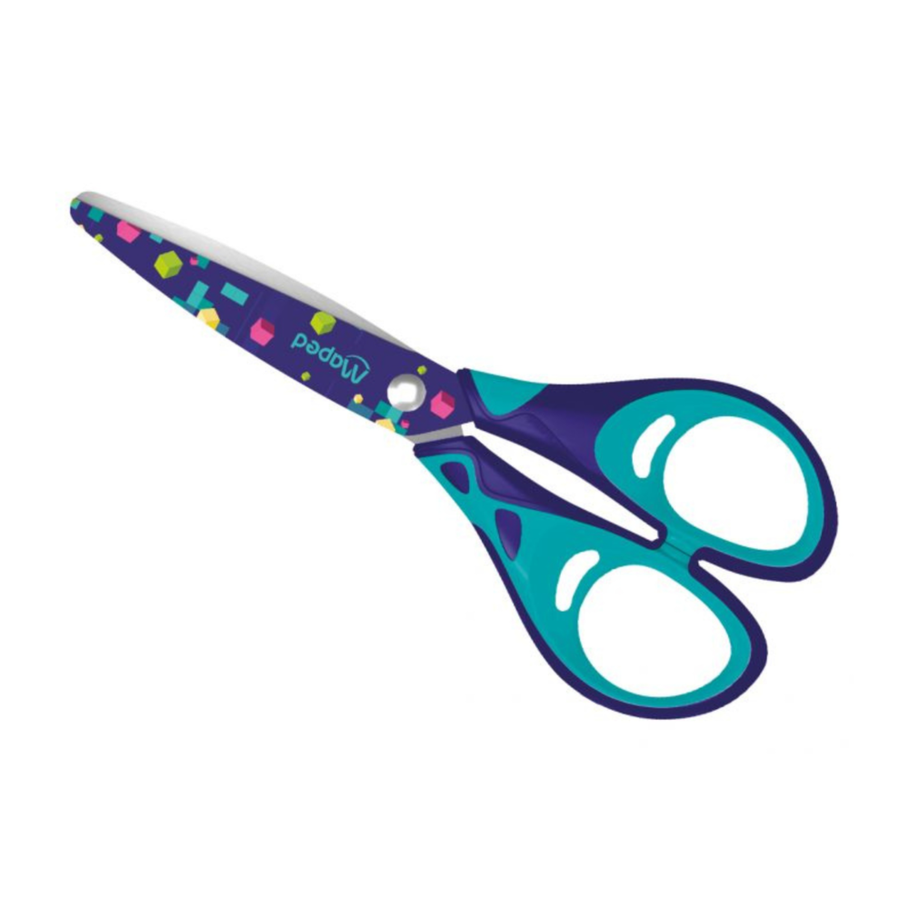 8464917-maped-pixel-party-soft-finger-loop-comfortable-scissors-13cm