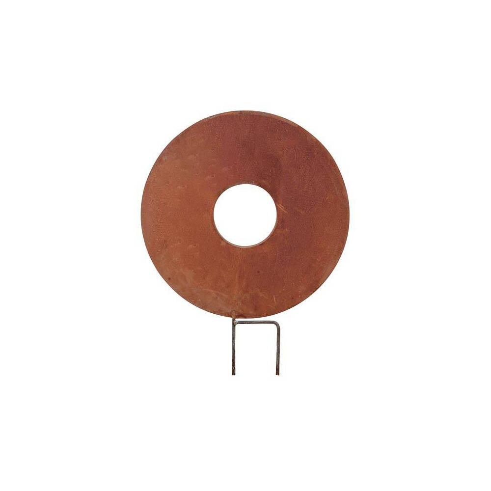 27122-steel-ring-tapered-sculpture-home-garden-decor-60x60cm-brown