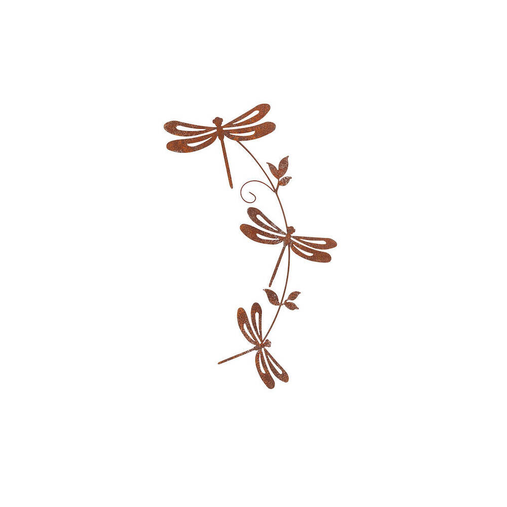 28419-butterfly-dragonfly-rusted-metal-home-garden-wall-art-decor-90x41cm-assorted