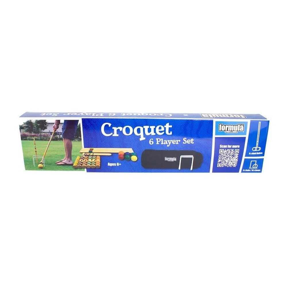 Formula Sports Croquet Outdoor Fun Sports Game Play 6 Player Set