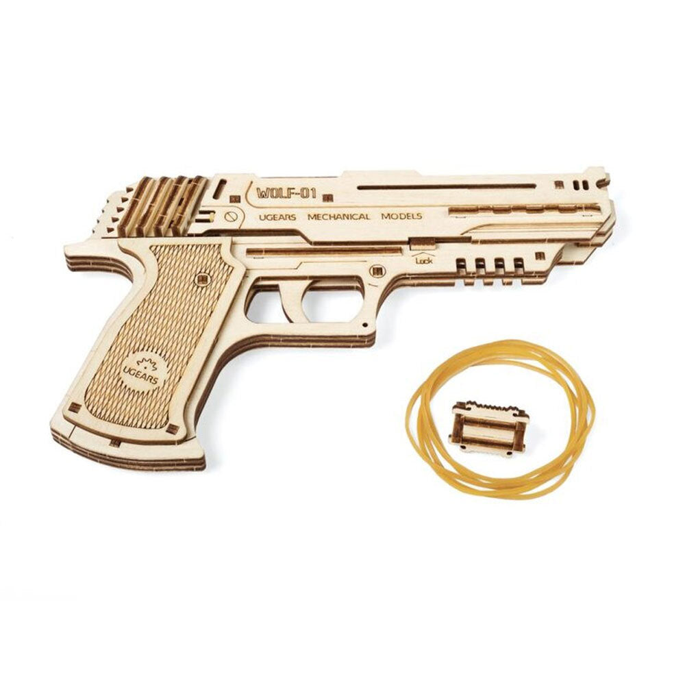 70047-wolf-01-mechanical-handgun-diy-wooden-3d-puzzle-63pc