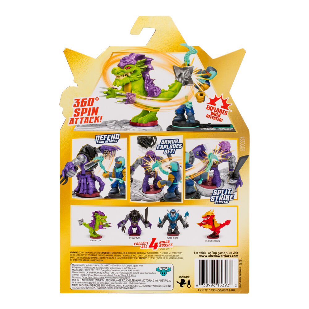 15432-ac0-0000-akedo-s7-ninja-fury-mega-bosses-action-figure-toy-assorted-6y