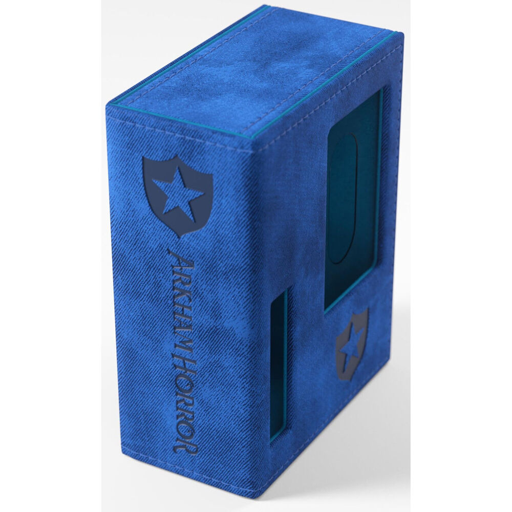 107529-gamegenic-arkham-horror-investigator-deck-box-tome-guardian-blue