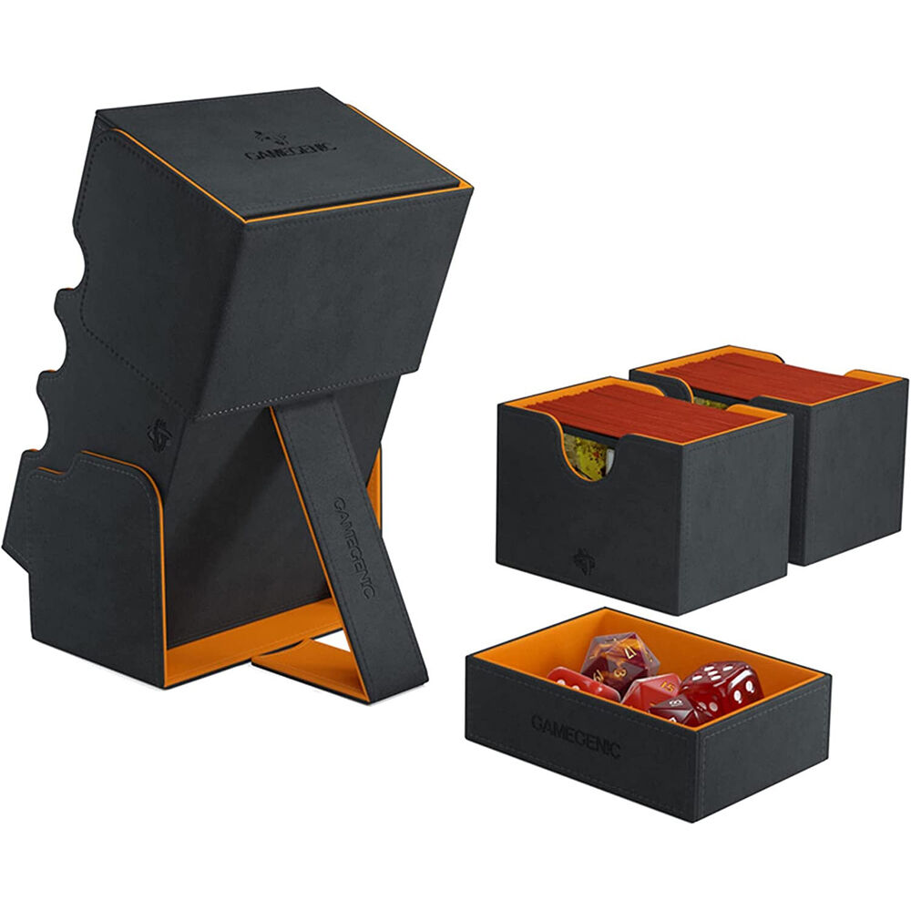106542-gamegenic-stronghold-200-xl-card-dice-holder-box-black-orange