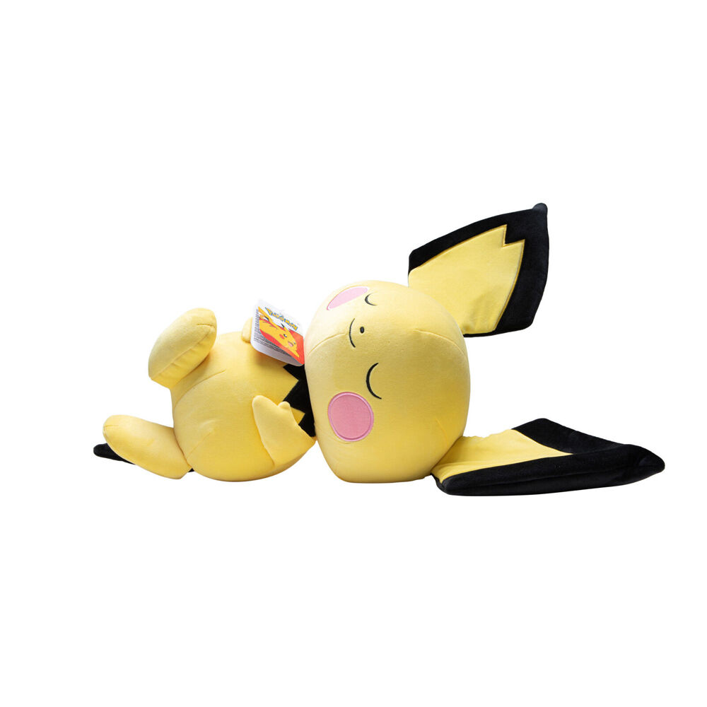 106828-jazwares-pokemon-sleeping-pichu-18-plush-kids-toy-2y