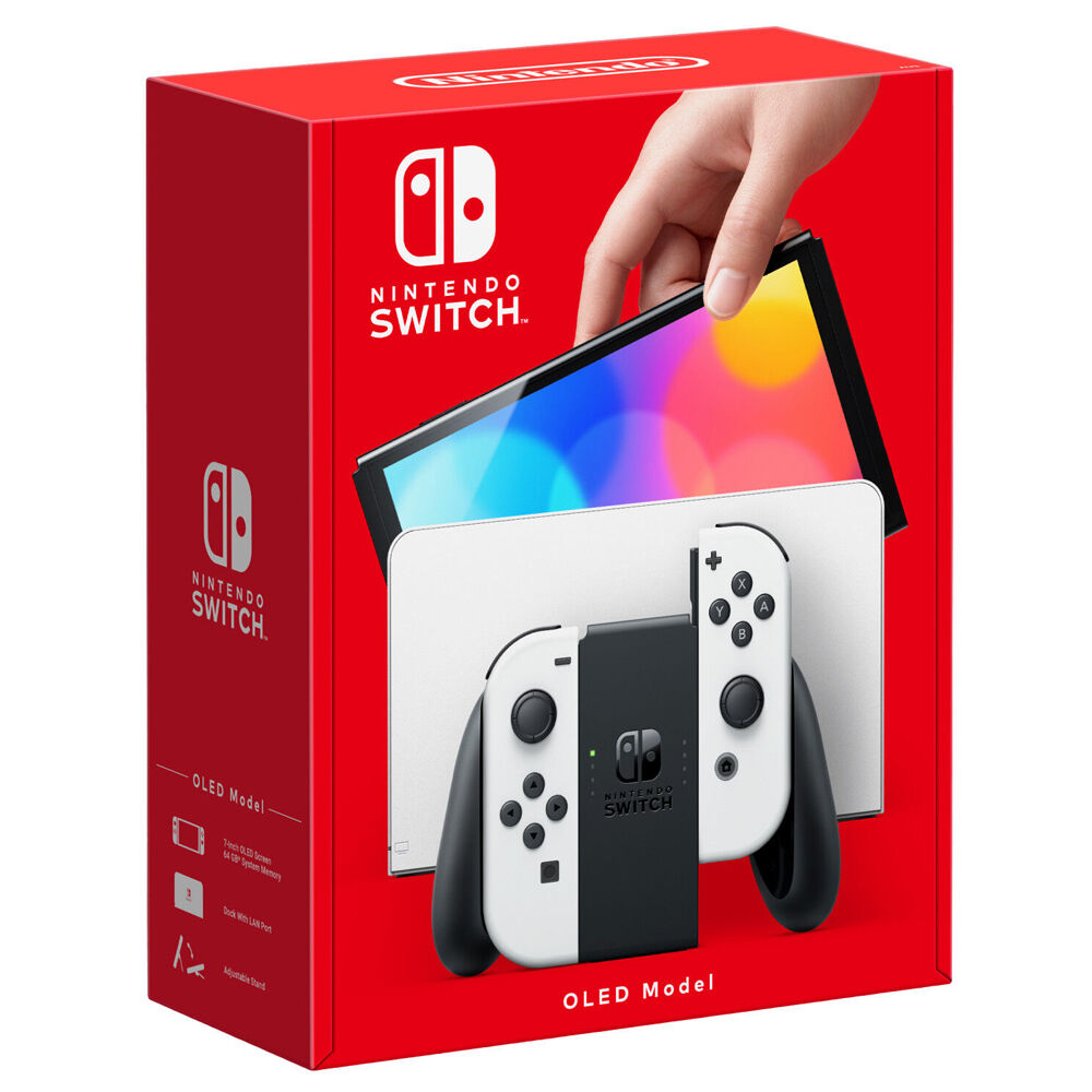 Nintendo SWI Switch OLED Model Gaming Console - White