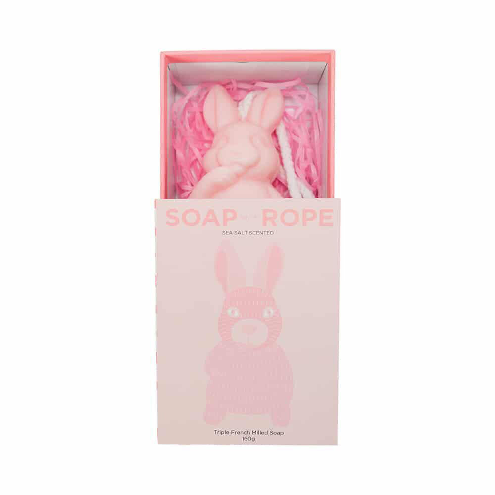 816srb-annabel-trends-soap-on-a-rope-160g-sea-salt-scent-bunny-pink
