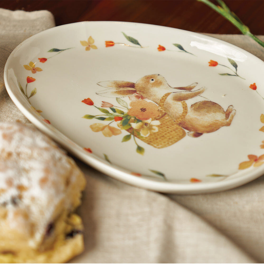78sbl-annabel-trends-easter-ceramic-plate-16x21cm-some-bunny-loves-you